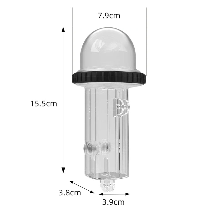 For DJI Osmo Pocket 3 BRDRC 40m Depth Waterproof Case Diving Housing Cover(Transparent Handle) - HoMEdemic™ 