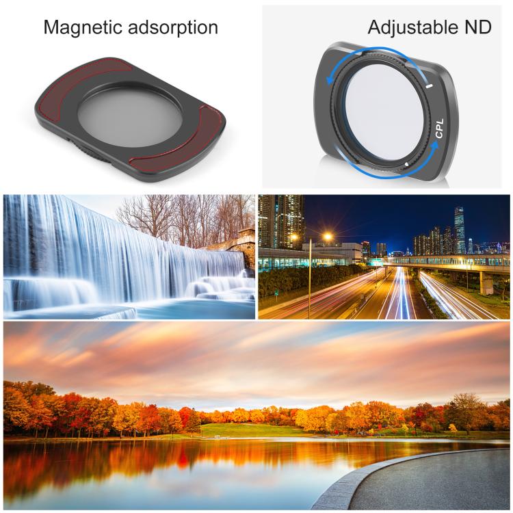 For DJI Osmo Pocket 3 PULUZ Magnetic Camera Lens CPL Filter - HoMEdemic™ 