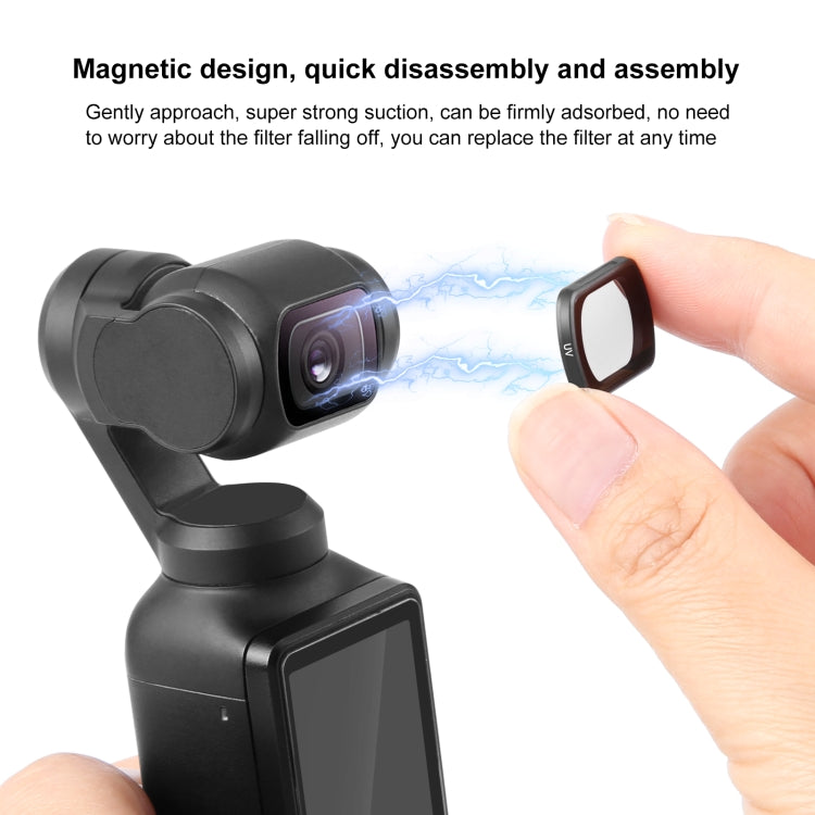 For DJI Osmo Pocket 3 PULUZ Magnetic Camera Lens UV Filter - HoMEdemic™ 
