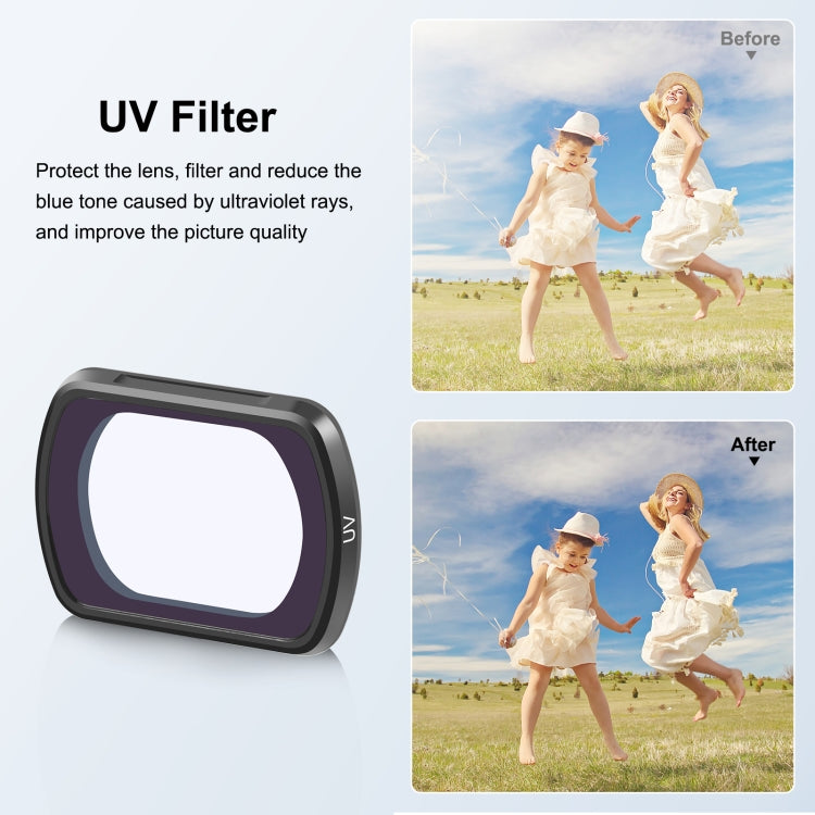 For DJI Osmo Pocket 3 PULUZ Magnetic Camera Lens UV Filter - HoMEdemic™ 