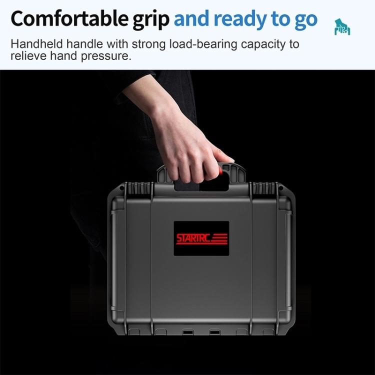 For DJI Osmo Pocket 3 STARTRC Waterproof PP Full Kit Suitcase Storage Box (Black) - HoMEdemic™ 