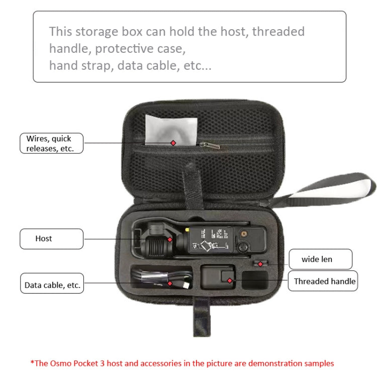For DJI Osmo Pocket 3 Storage Bag Clutch Carrying Case(Black) - HoMEdemic™ 