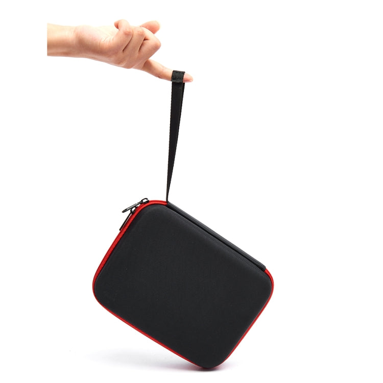 For DJI Osmo Pocket 3 Storage Bag Pocket Camera Handbag(Black Shell Red Inner) - HoMEdemic™ 