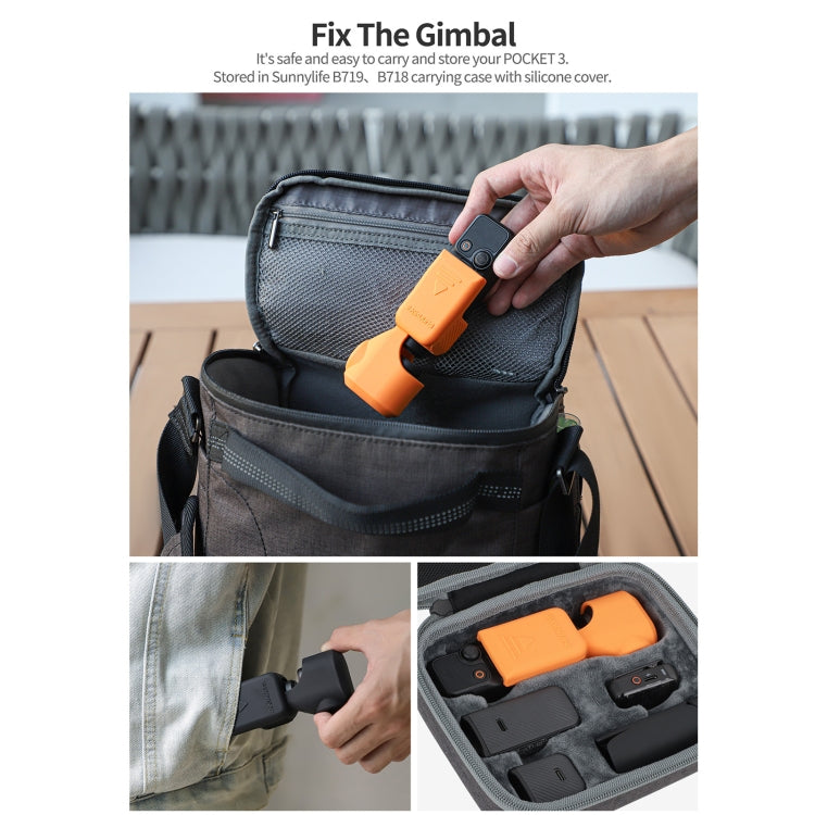 For DJI Osmo Pocket 3 Sunnylife OP3-BHT746 Silicone Protective Case(Red) - HoMEdemic™ 