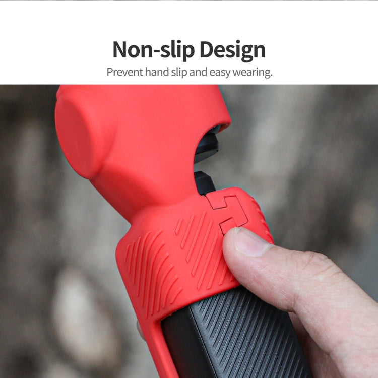 For DJI Osmo Pocket 3 Sunnylife OP3-BHT746 Silicone Protective Case(Red) - HoMEdemic™ 