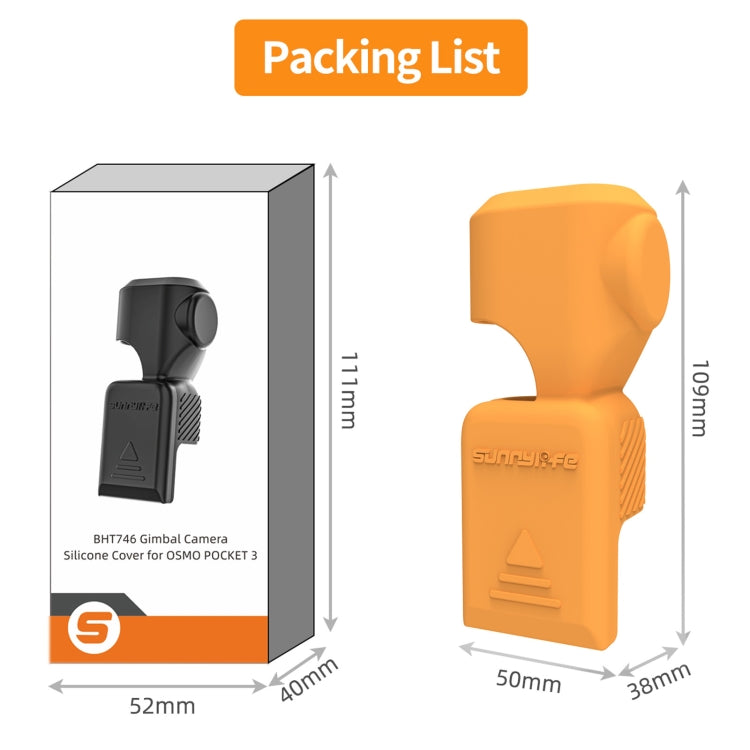 For DJI Osmo Pocket 3 Sunnylife OP3-BHT746 Silicone Protective Case(Red) - HoMEdemic™ 