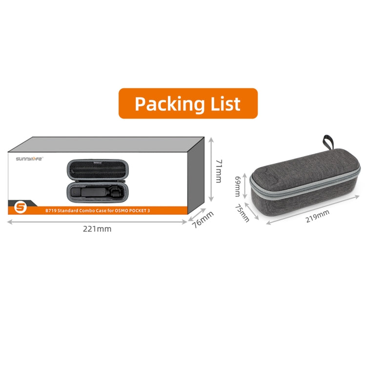 For DJI Osmo Pocket 3 Sunnylife Storage Case Box Standard Set Bag - HoMEdemic™ 