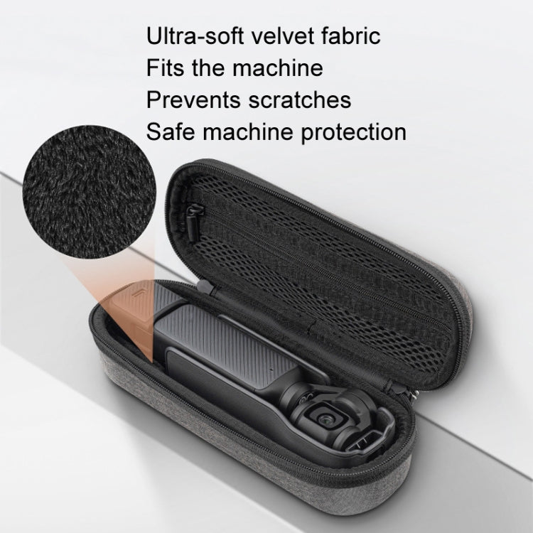 For DJI Osmo Pocket 3 XFJI Storage Box Waterproof Drop-proof Mini Body Handbag Accessories(Dark Gray) - HoMEdemic™ 