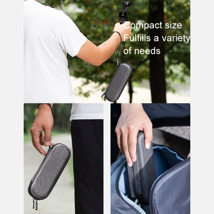 For DJI Osmo Pocket 3 XFJI Storage Box Waterproof Drop-proof Mini Body Handbag Accessories(Dark Gray) - HoMEdemic™ 
