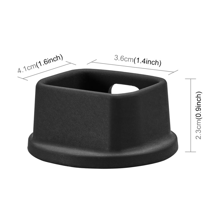 For DJI Osmo Pocket 4 / 3 PULUZ Silicone Dock Desktop Charging Base Bracket (Black) - HoMEdemic™ 