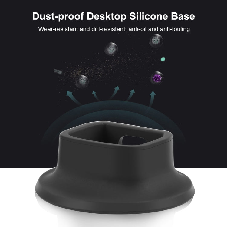 For DJI Osmo Pocket 4 / 3 PULUZ Silicone Dock Desktop Charging Base Bracket (Black) - HoMEdemic™ 