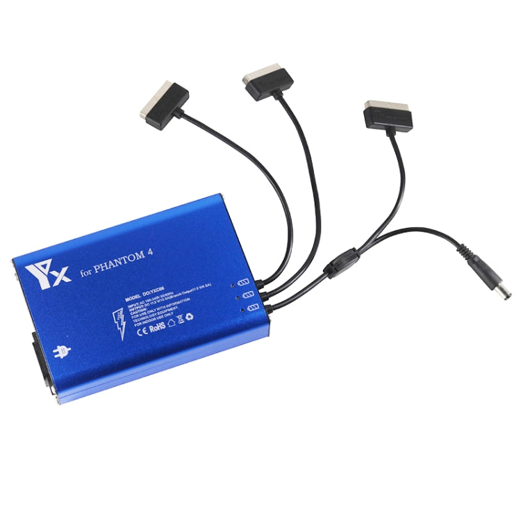 For DJI Phantom 4 Pro Advanced+ Charger  4 in 1 Hub Intelligent Battery Controller Charger, Plug Type:UK Plug - HoMEdemic™ 