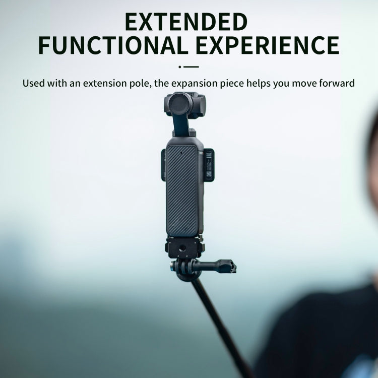 For DJI Pocket 3 STARTRC Quick Mount Adapter Extension Bracket (Black) - HoMEdemic™ 