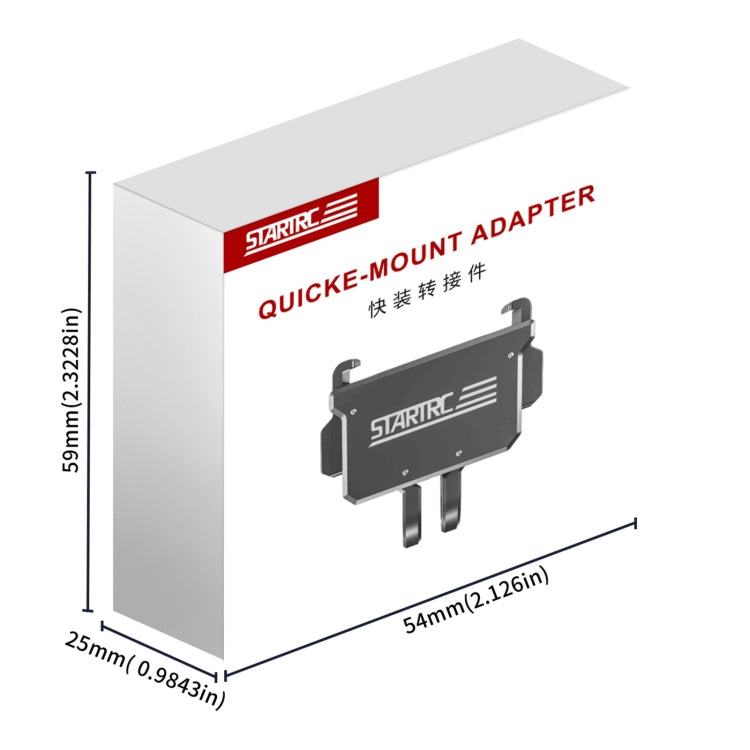 For DJI Pocket 3 STARTRC Quick Mount Adapter Extension Bracket (Black) - HoMEdemic™ 
