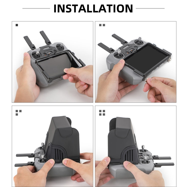 For DJI RC 2 Sunnylife ZG673 Remote Control Sunshade Hood Cover (Black) - HoMEdemic™ 