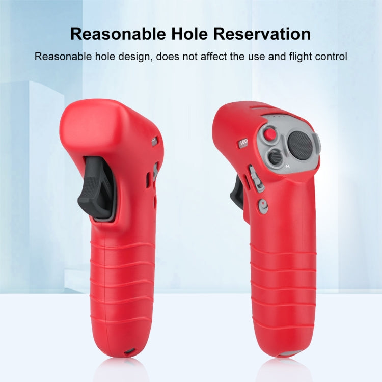 For DJI RC Motion 2 / DJI Avata / FPV Rocker PULUZ Silicone Protective Case with Neck Strap(Red) - HoMEdemic™ 