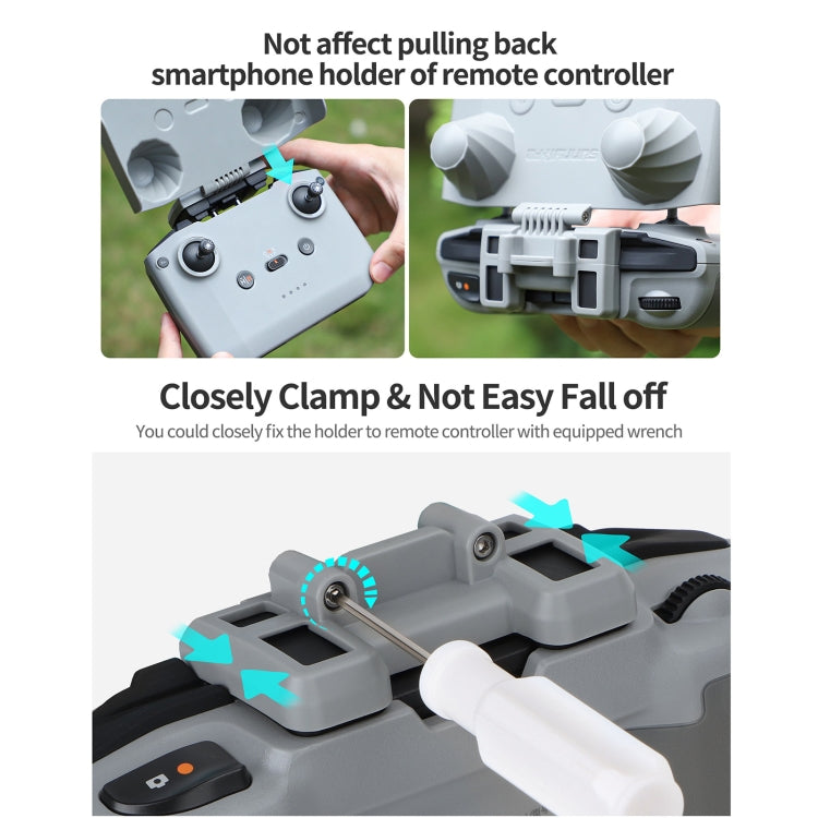 For DJI RC- N2 / N1 Sunnylife YK715 Remote Control Sunshade Protection Cover (Grey) - HoMEdemic™ 