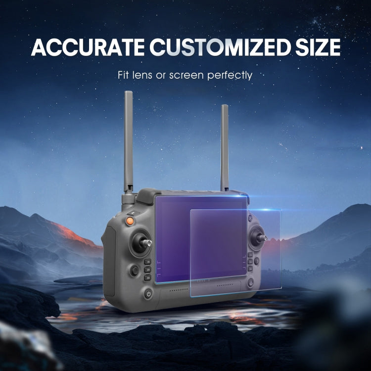 For DJI RC Plus with Screen STARTRC 2pcs Frosted Purple Eye Protection Tempered Glass Film - HoMEdemic™ 