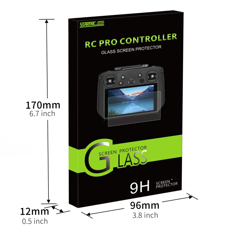 For DJI RC Pro with Screen STARTRC 2pcs 9H 2.5D Tempered Glass Film Frosted Film - HoMEdemic™ 