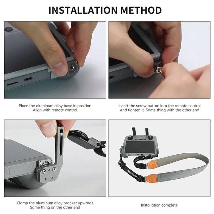 For DJI RC/ RC 2 Drone Remote Control RCSTQ Balance Strap System Lanyard(Gray) - HoMEdemic™ 