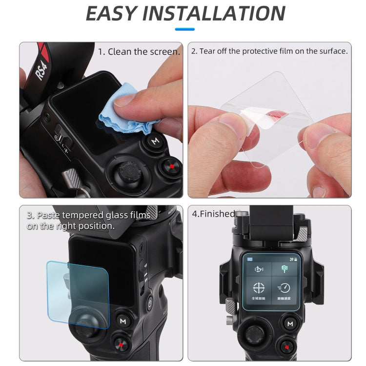 For DJI RS 4/RS 4 Pro/RS 3/RS 3 Pro Sunnylife  2pcs Screen Explosion proof Tempered Glass Film - HoMEdemic™ 