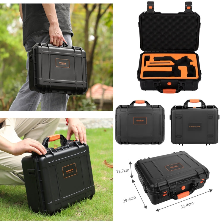 For DJI RS 4 Sunnylife Safety Carrying Case Waterproof Hard Case Box(Black) - HoMEdemic™ 
