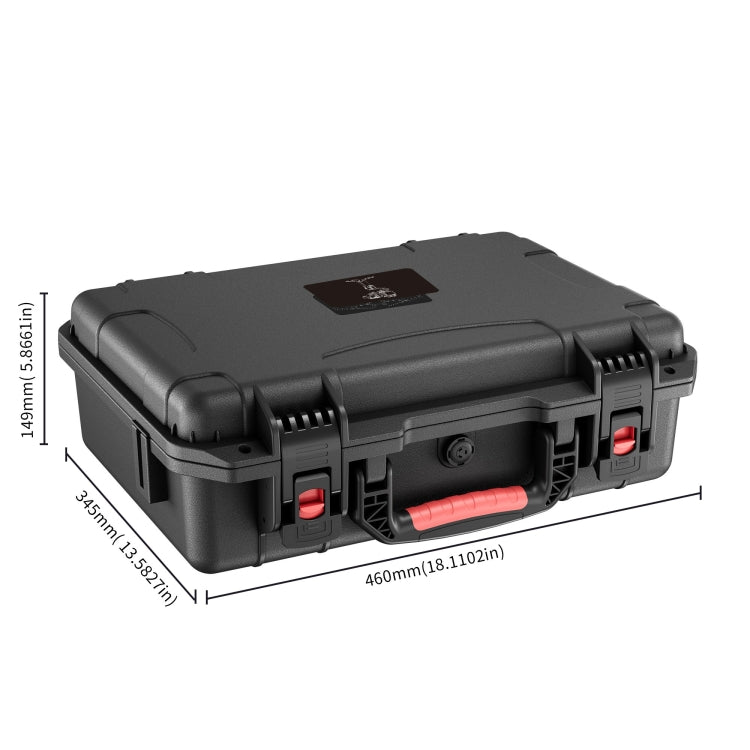 For DJI RS4/  RS4 Pro STARTRC ABS Waterproof Shockproof Suitcase Portable Storage Box (Black) - HoMEdemic™ 