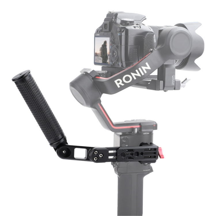 For DJI Ronin RS3 Pro Adjustable Angle Aluminum Alloy Handle Stabilizer(Black) - HoMEdemic™ 