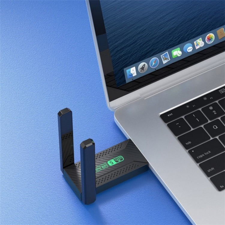 For Desktop PC Laptop Dual Band Driver-Free USB3.0 5G 1200Mbps WiFi Wireless Adapter - HoMEdemic™ 