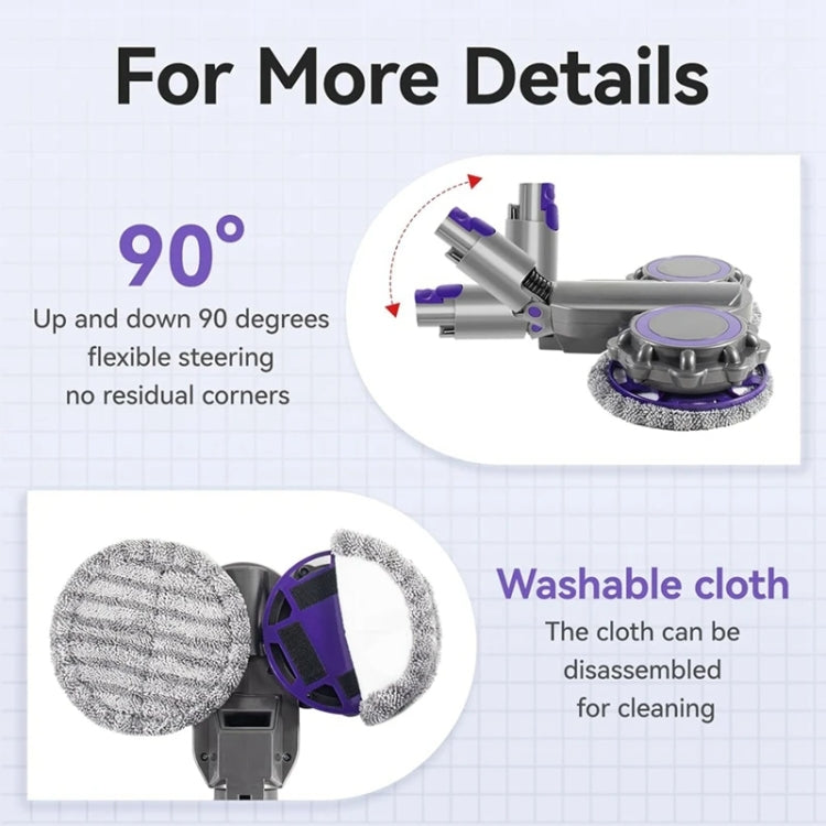 For Dyson V10 Digital Slim V12 Detect Slim Vacuum Cleaner Dry And Wet Mop Head With Water Tank - HoMEdemic™ 