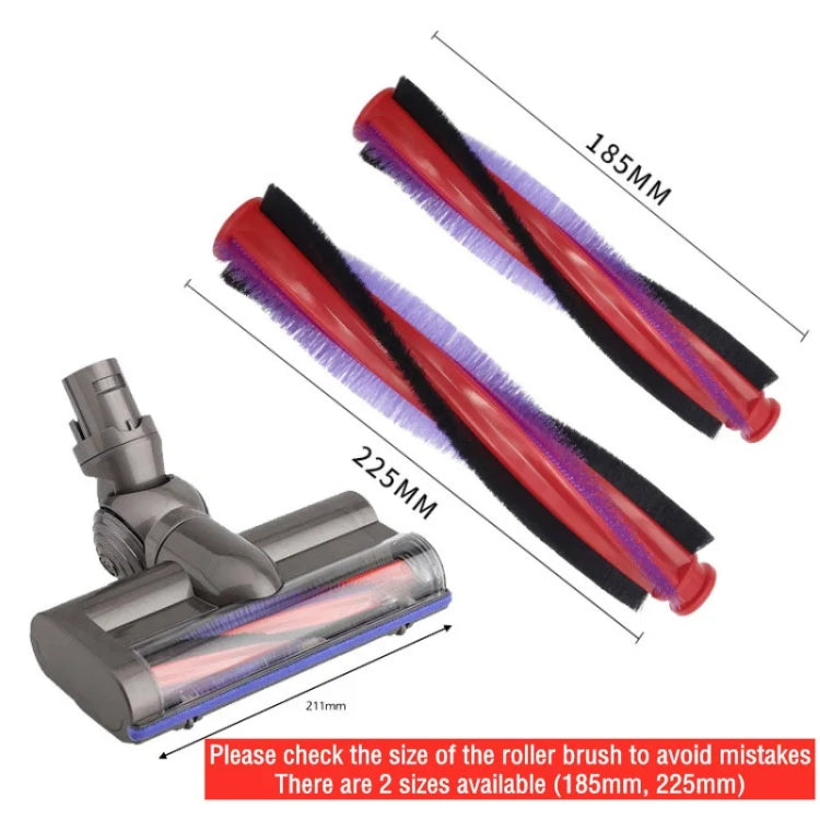 For Dyson V6 DC59 DC62 SV03 Vacuum Cleaner Brush Head Roller Bar, Spec: End Cap - HoMEdemic™ 