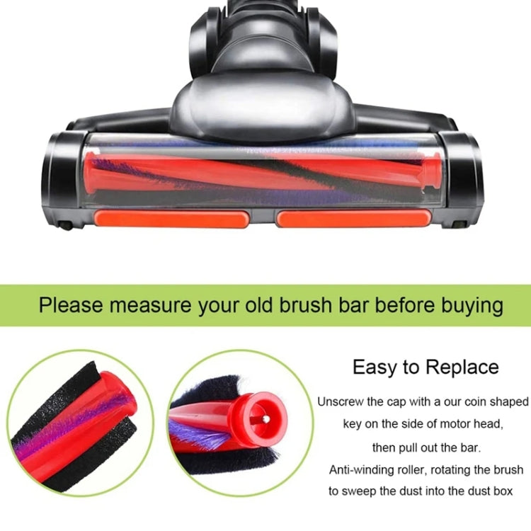 For Dyson V6 DC59 DC62 SV03 Vacuum Cleaner Brush Head Roller Bar, Spec: End Cap - HoMEdemic™ 