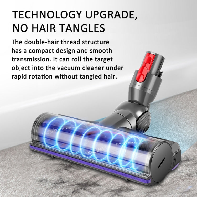For Dyson V7 / V8 / V10 / V11 Vacuum Cleaner Soft Velvet Roller Direct Drive Brush Head - HoMEdemic™ 
