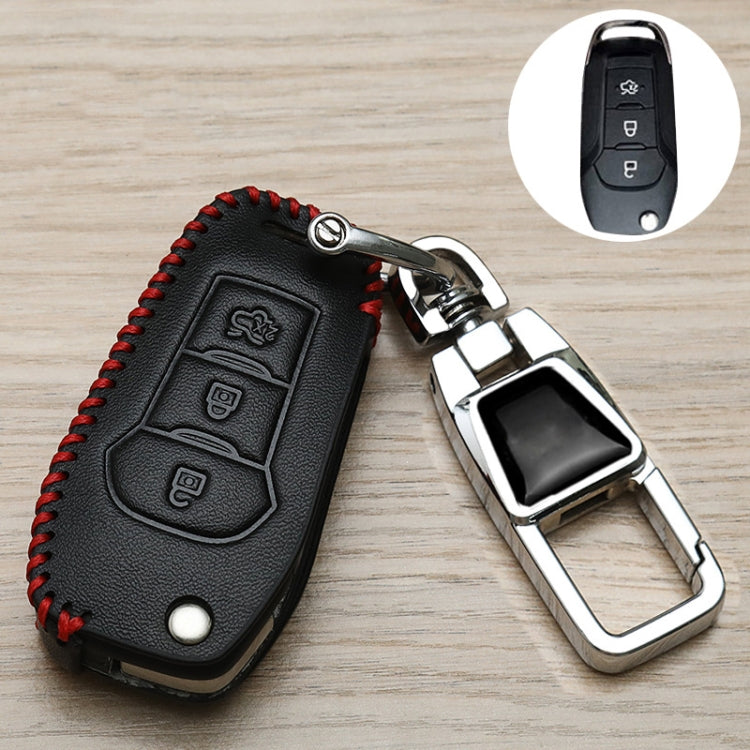 For Ford Car Key Cover Keychain Anti-lost Number Plate, Style: B - HoMEdemic™ 