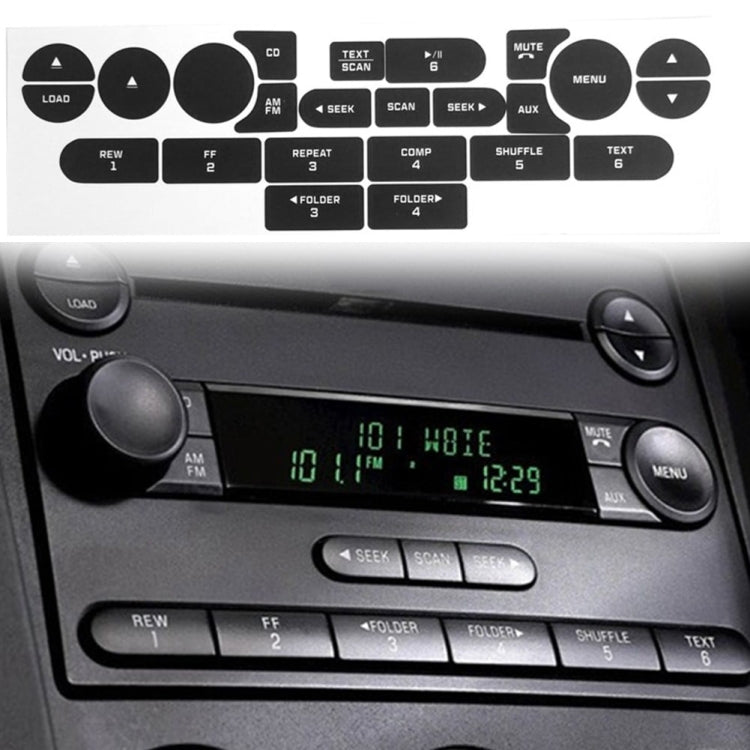 For Ford Mustang 2005-2009 Air Conditioning Button Repair Sticker - HoMEdemic™ 
