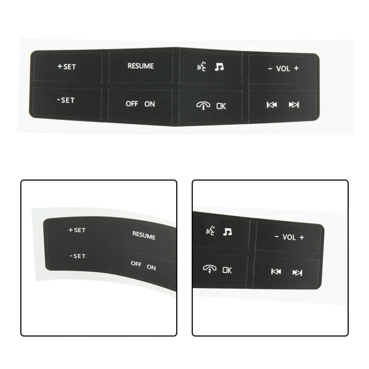 For Ford Mustang 2011-2012 Steering Wheel Control Button Repair Sticker - HoMEdemic™ 