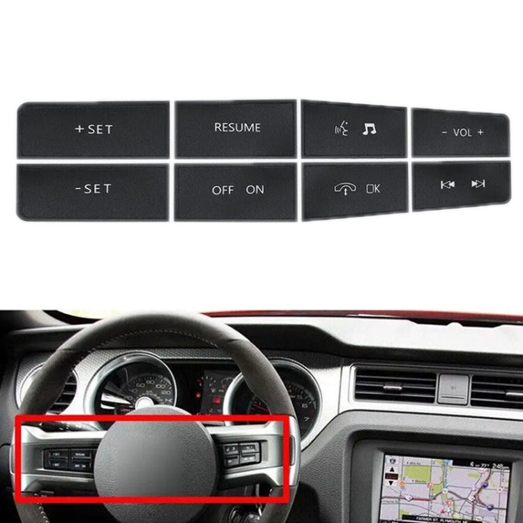 For Ford Mustang 2011-2012 Steering Wheel Control Button Repair Sticker - HoMEdemic™ 