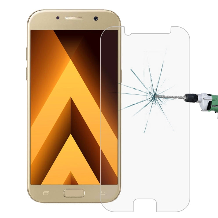 For Galaxy A7 (2017) / A720 0.26mm 9H Surface Hardness 2.5D Explosion-proof Tempered Glass Non-full Screen Film, For Galaxy A7 (2017) / A720 - HoMEdemic™ 