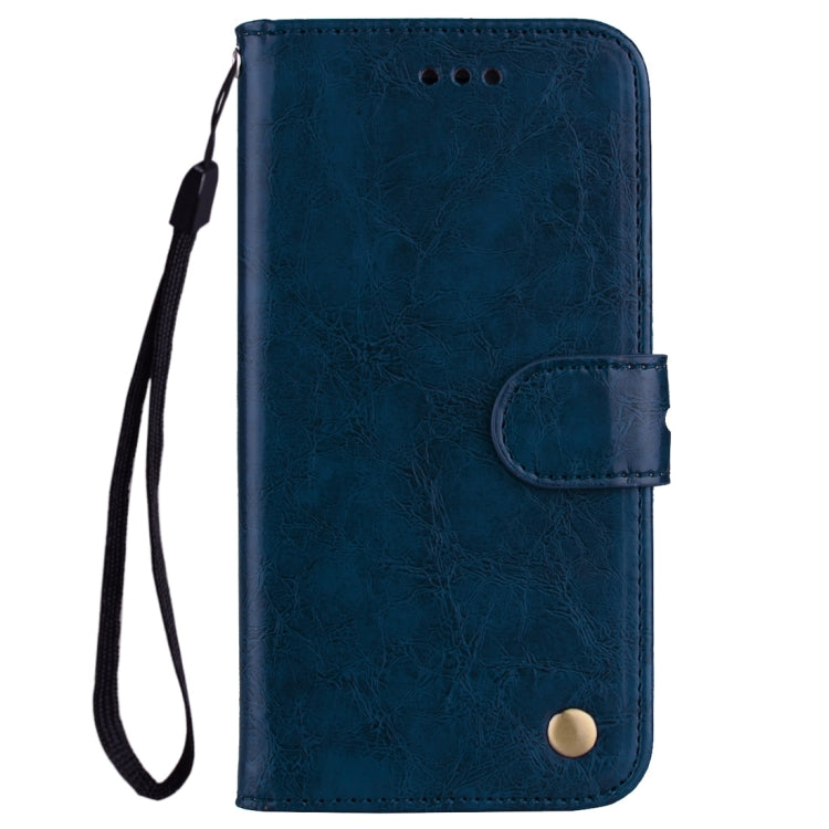For Galaxy A8 (2018) Business Style Oil Wax Texture Horizontal Flip Leather Case with Holder & Card Slots & Wallet - HoMEdemic™ 