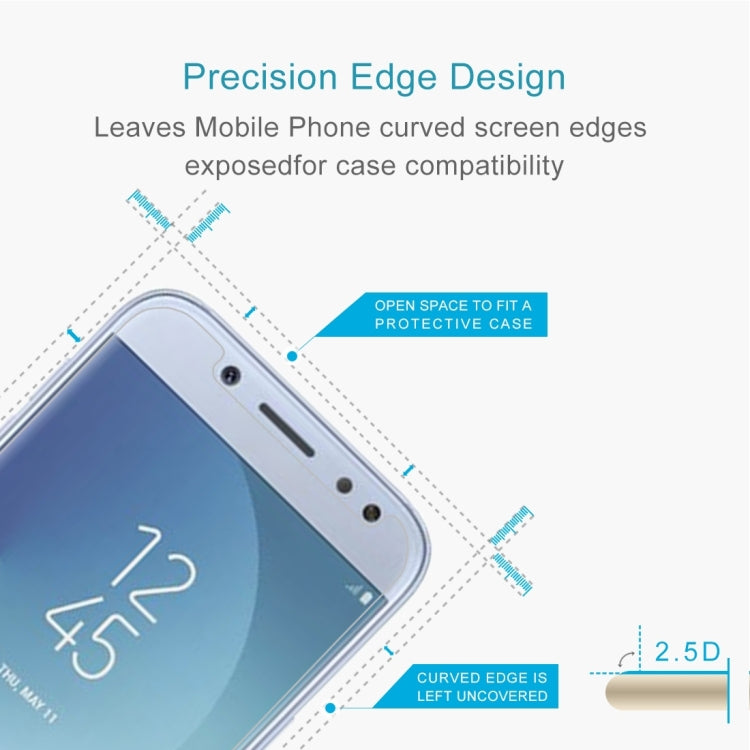 For Galaxy J5 (2017) (EU Version) 0.26mm 9H Surface Hardness 2.5D Explosion-proof Non-full Screen Tempered Glass Screen Film, For Galaxy J5 (2017) (EU Version) - HoMEdemic™ 