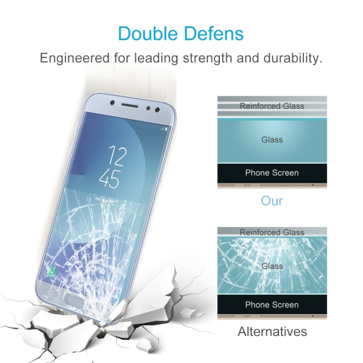 For Galaxy J5 (2017) (EU Version) 0.26mm 9H Surface Hardness 2.5D Explosion-proof Non-full Screen Tempered Glass Screen Film, For Galaxy J5 (2017) (EU Version) - HoMEdemic™ 