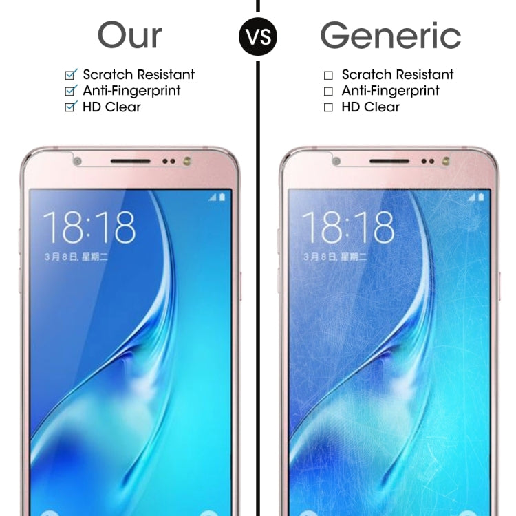 For Galaxy J5 (2017) / J530 (US Version) 0.3mm 9H Surface Hardness 2.5D Explosion-proof Tempered Glass Non-full Screen Film, For Galaxy J5 (2017) / J530 (US Version)(1 PC) - HoMEdemic™ 