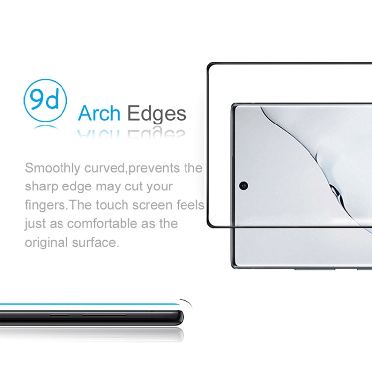 For Galaxy Note 10 3D Curved Edge Glue Curved Full Screen Tempered Glass Film, Fingerprint Unlock Is Supported - HoMEdemic™ 