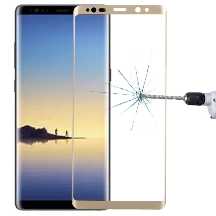 For Galaxy Note 8 0.3mm 9H Surface Hardness 3D Curved Silk-screen Full Screen Tempered Glass Screen Protector, For Galaxy Note 8 - HoMEdemic™ 