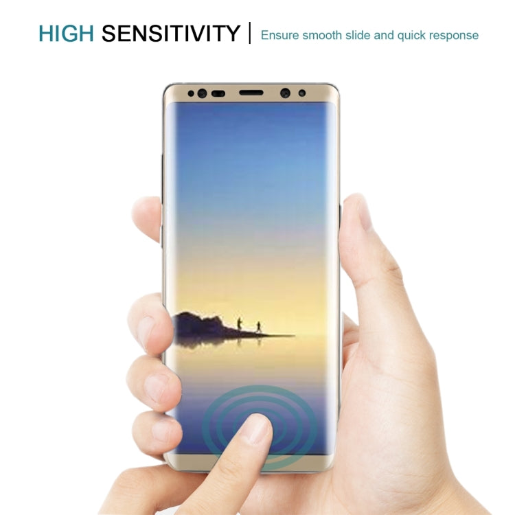 For Galaxy Note 8 0.3mm 9H Surface Hardness 3D Curved Silk-screen Full Screen Tempered Glass Screen Protector, For Galaxy Note 8 - HoMEdemic™ 