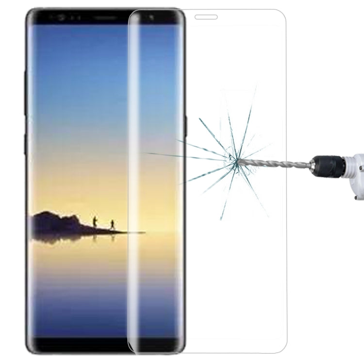 For Galaxy Note 8 0.3mm 9H Surface Hardness 3D Curved Silk-screen Full Screen Tempered Glass Screen Protector, For Galaxy Note 8 - HoMEdemic™ 