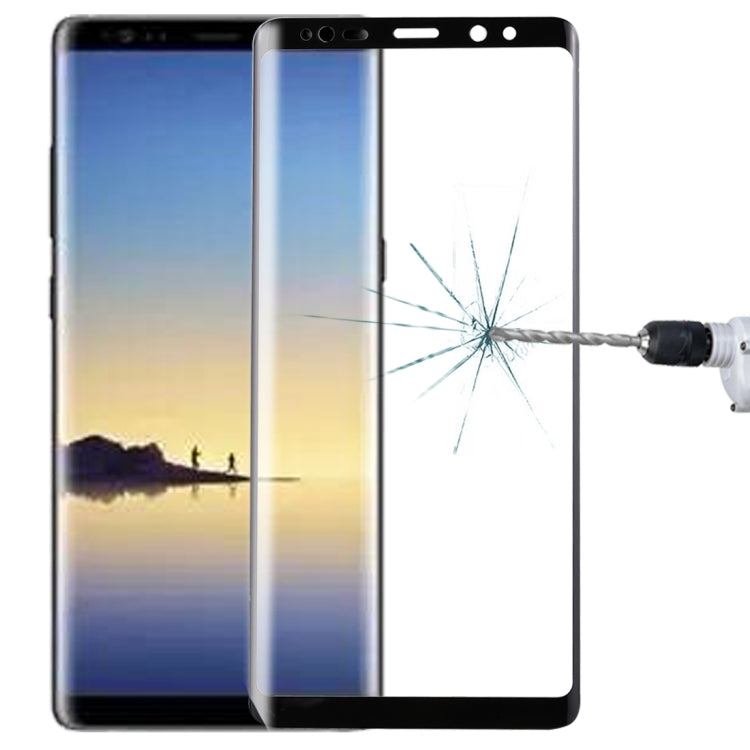 For Galaxy Note 8 0.3mm 9H Surface Hardness 3D Curved Silk-screen Full Screen Tempered Glass Screen Protector, For Galaxy Note 8 - HoMEdemic™ 
