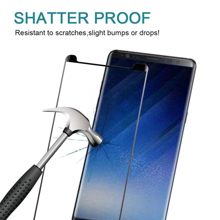 For Galaxy Note 8 0.3mm 9H Surface Hardness 3D Curved Silk-screen Non-full Screen Tempered Glass Screen Protector, For Galaxy Note 8 - HoMEdemic™ 