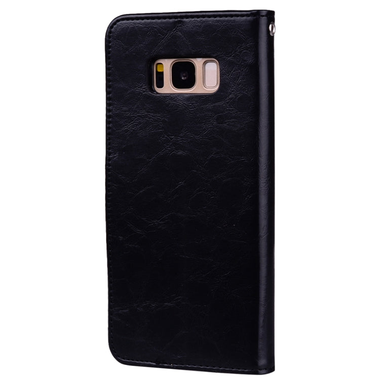 For Galaxy S8 Business Style Oil Wax Texture Horizontal Flip Leather Case with Holder & Card Slots & Wallet, For Galaxy S8 - HoMEdemic™ 