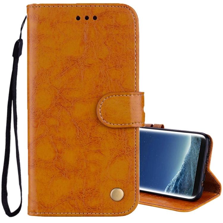 For Galaxy S8 Business Style Oil Wax Texture Horizontal Flip Leather Case with Holder & Card Slots & Wallet, For Galaxy S8 - HoMEdemic™ 